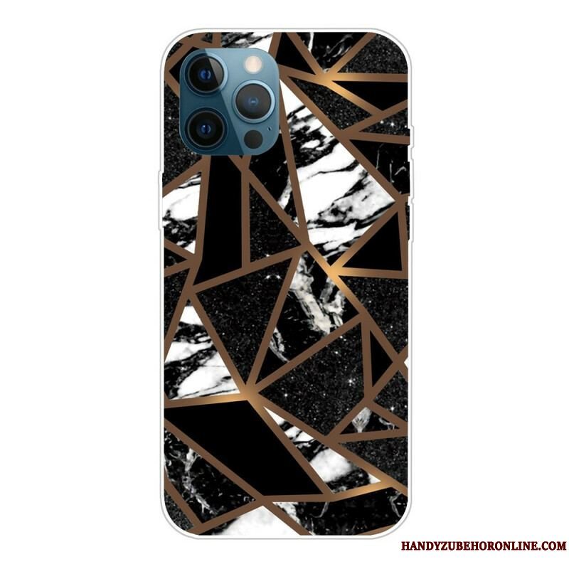 Cover iPhone 13 Pro Marmor Geometri