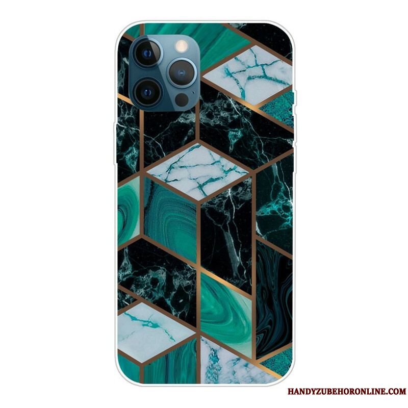 Cover iPhone 13 Pro Marmor Geometri