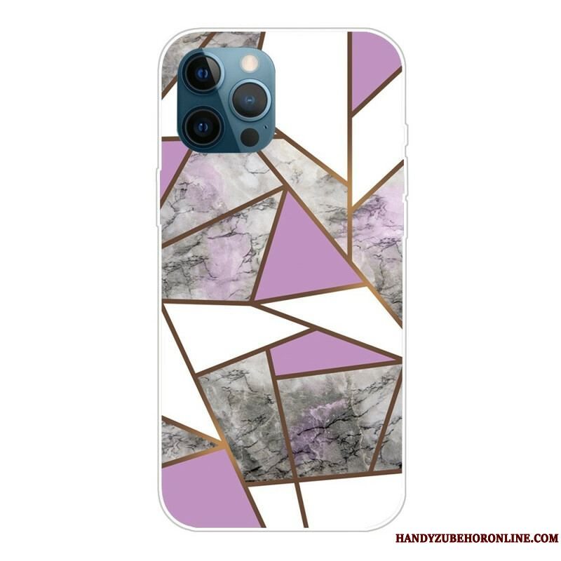 Cover iPhone 13 Pro Marmor Geometri