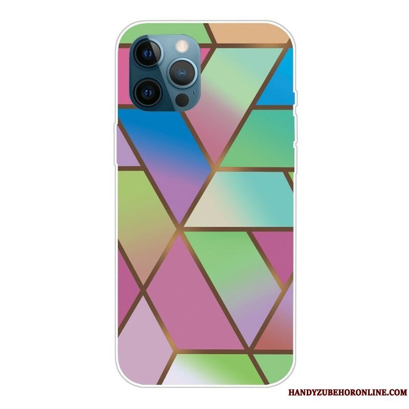 Cover iPhone 13 Pro Marmor Geometri