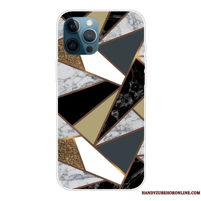 Cover iPhone 13 Pro Marmor Geometri