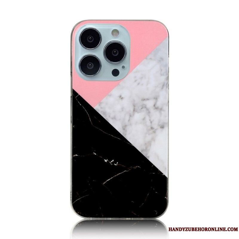 Cover iPhone 13 Pro Marmor Geometrier