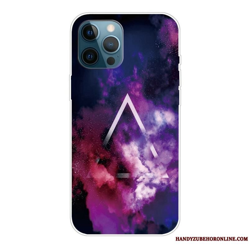 Cover iPhone 13 Pro Max Fleksibel Geometri