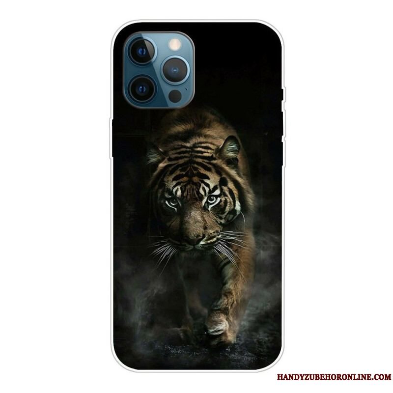 Cover iPhone 13 Pro Max Fleksibel Tiger