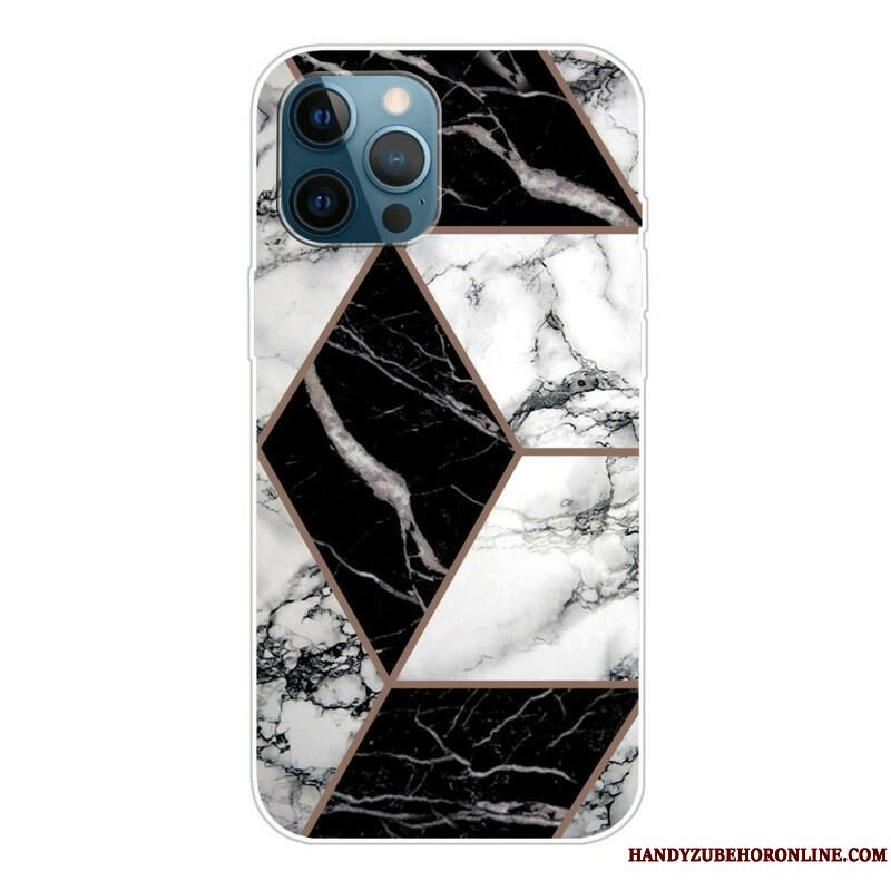 Cover iPhone 13 Pro Variabel Geometrisk Marmor