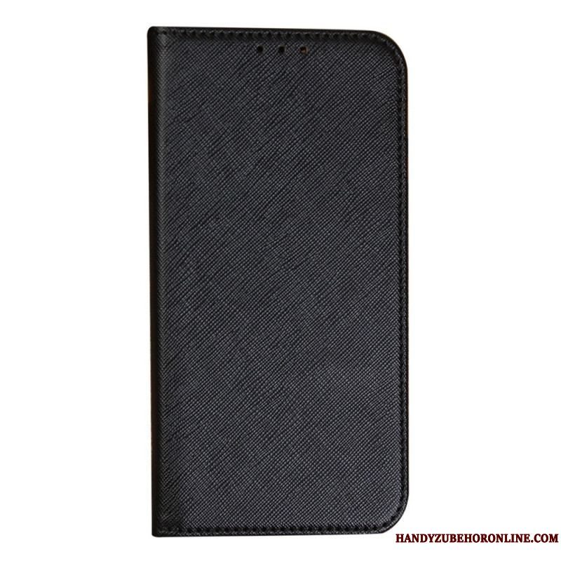 Cover iPhone 14 Flip Cover Tekstureret