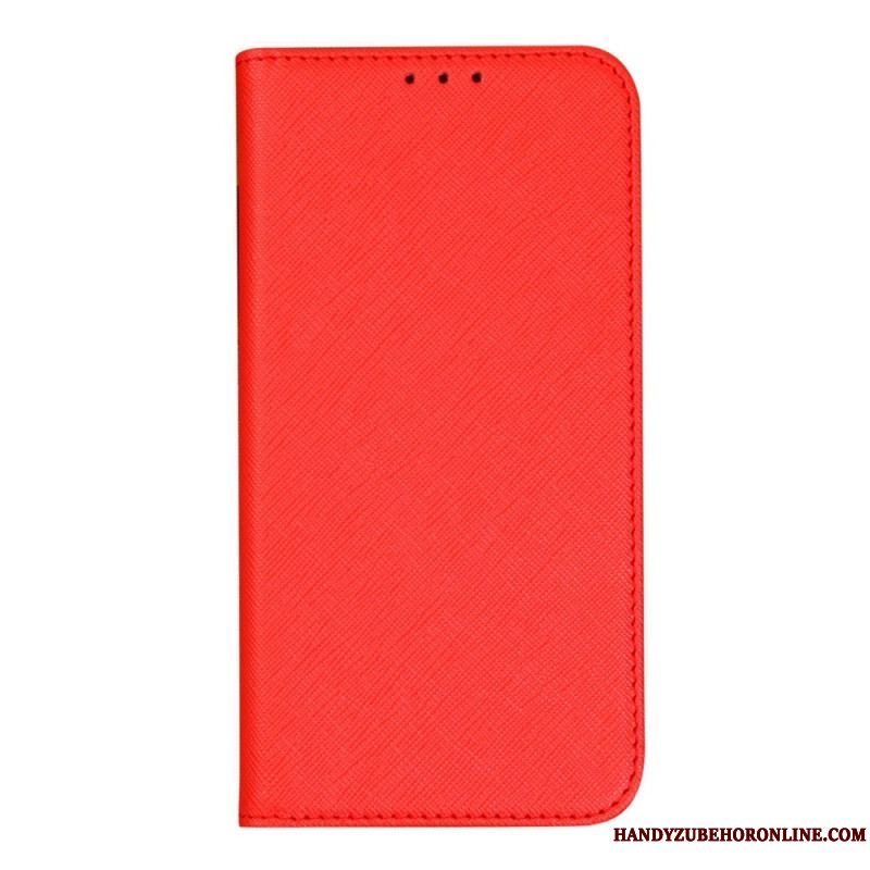 Cover iPhone 14 Flip Cover Tekstureret