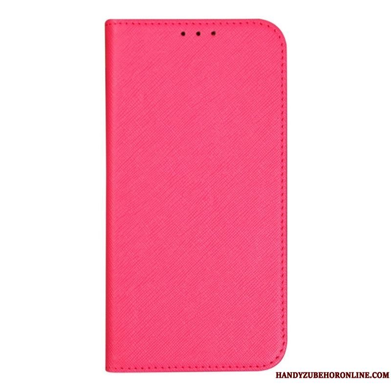 Cover iPhone 14 Flip Cover Tekstureret