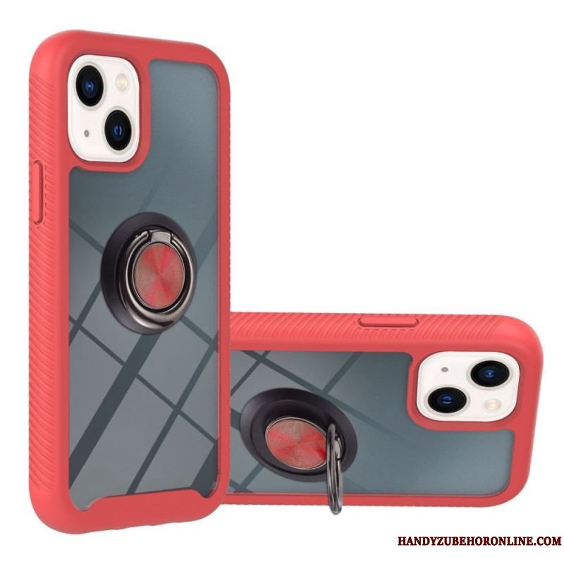 Cover iPhone 14 Gennemsigtig Med Ring-support