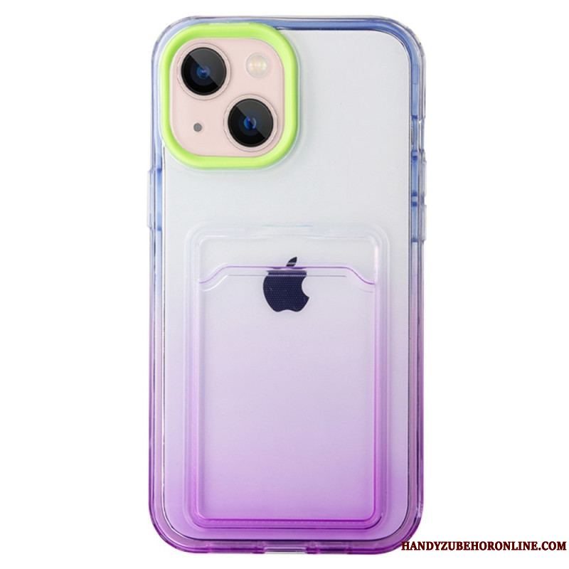 Cover iPhone 14 Gradient Kortholder