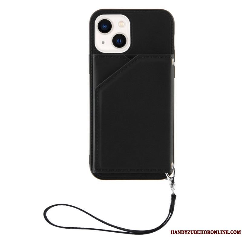 Cover iPhone 14 Med Snor Remkortholder