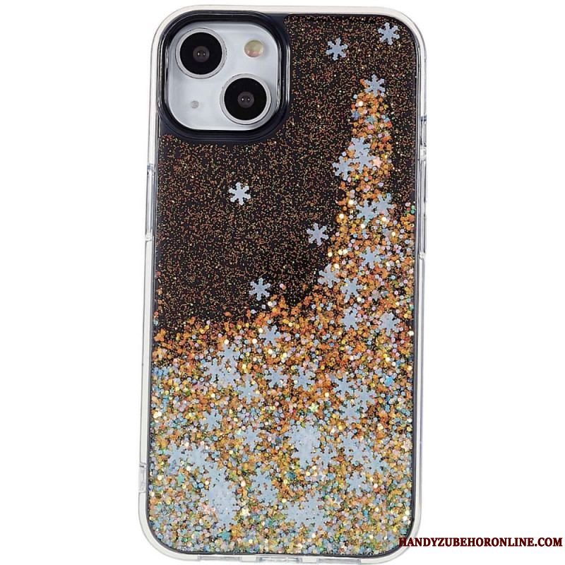 Cover iPhone 14 Pailletter Flakes