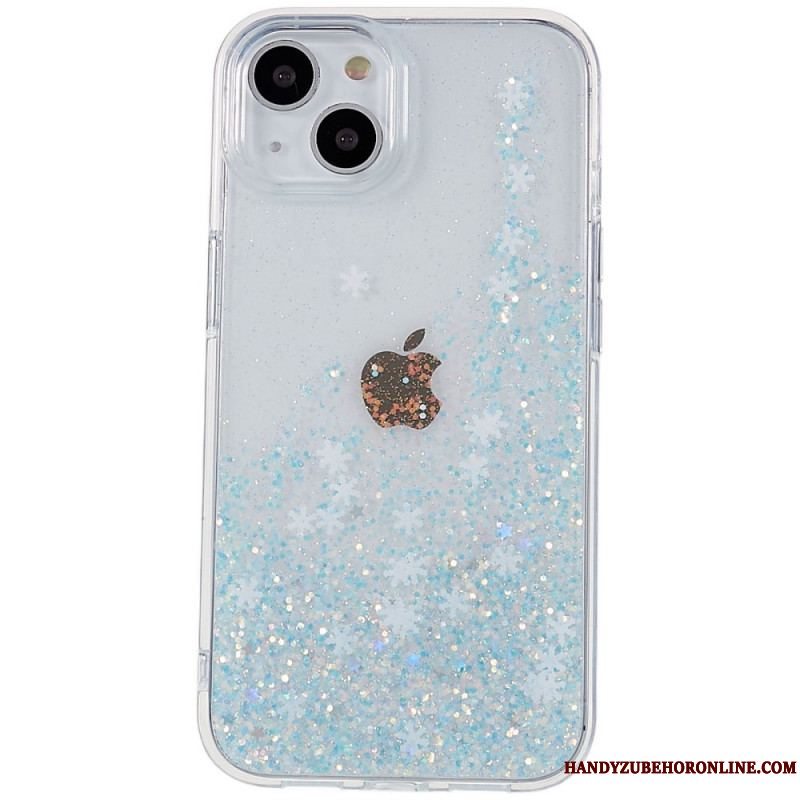 Cover iPhone 14 Pailletter Flakes