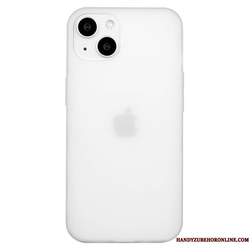 Cover iPhone 14 Plus Enkelt Mat Silikone