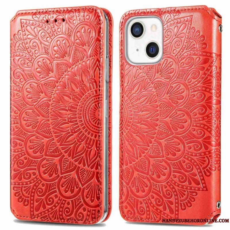 Cover iPhone 14 Plus Flip Cover Mandala