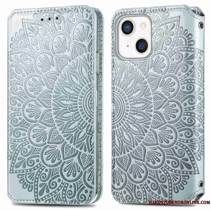 Cover iPhone 14 Plus Flip Cover Mandala