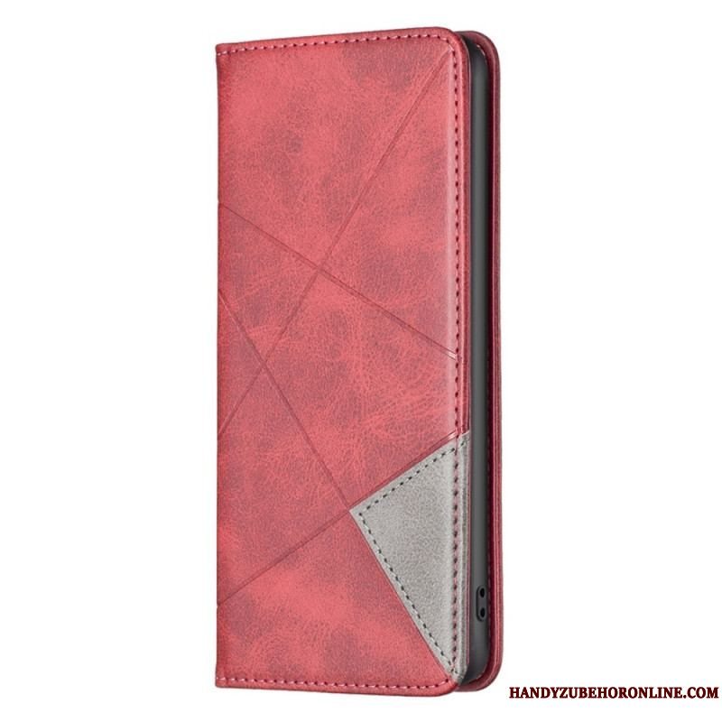 Cover iPhone 14 Pro Flip Cover Geometrisk