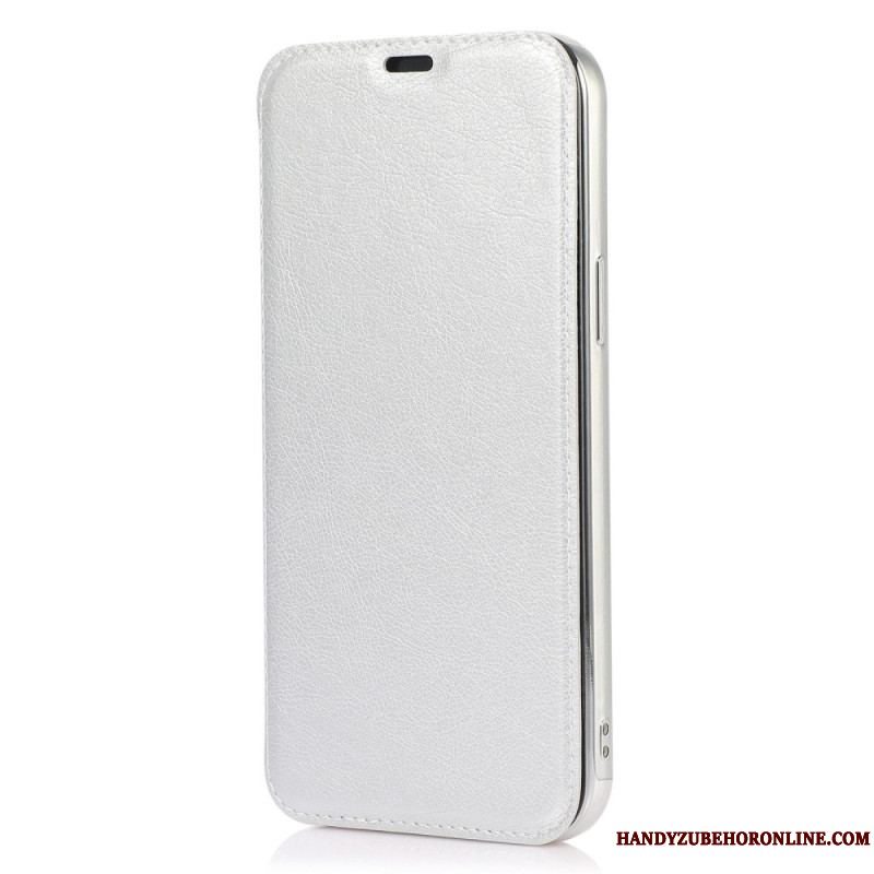 Cover iPhone 14 Pro Flip Cover Kortholder I Imiteret Læder