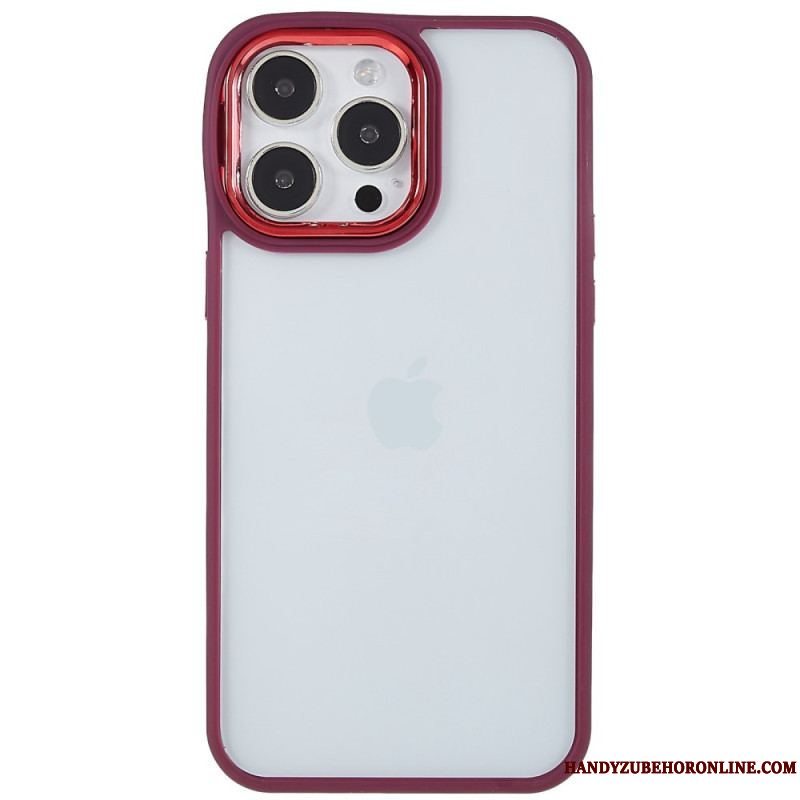 Cover iPhone 14 Pro Gennemsigtige Farvede Kanter