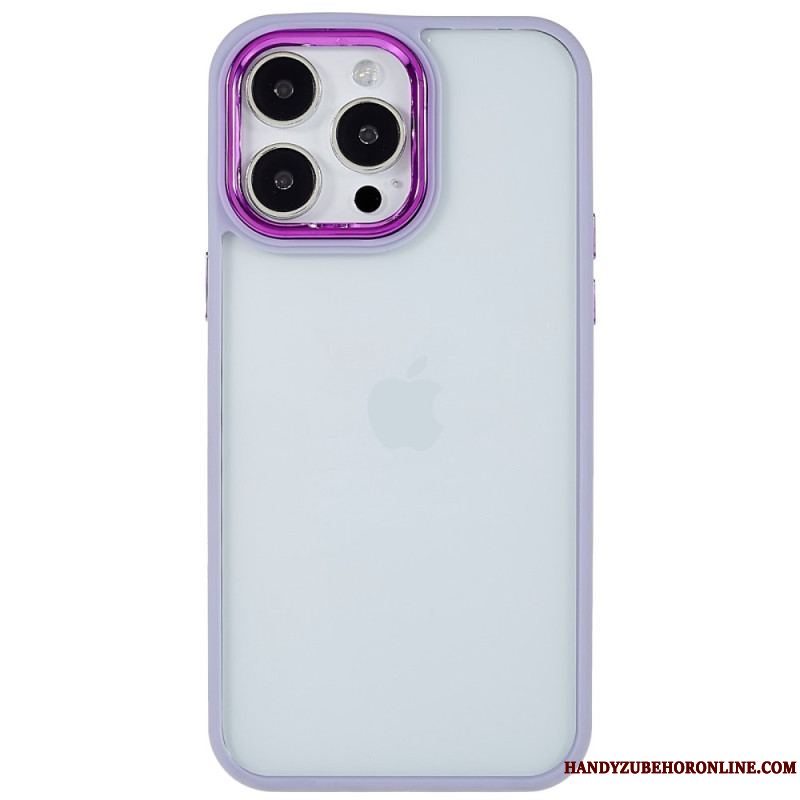 Cover iPhone 14 Pro Gennemsigtige Farvede Kanter