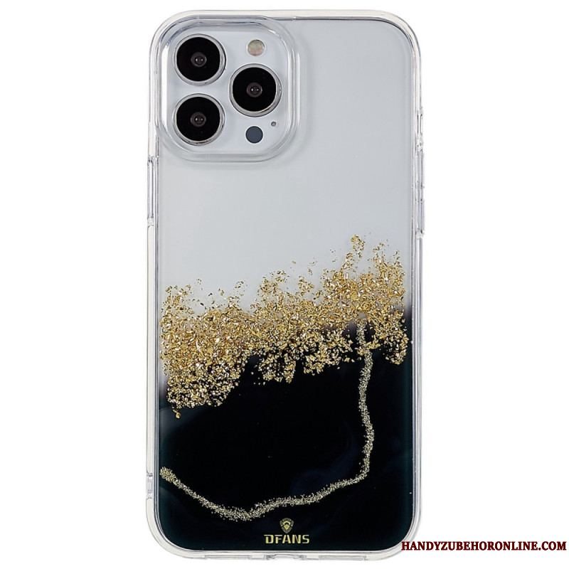 Cover iPhone 14 Pro Glitter Kunst