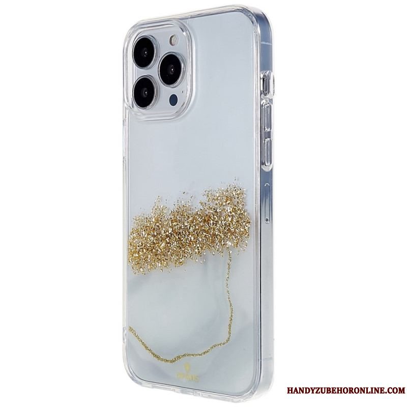 Cover iPhone 14 Pro Glitter Kunst