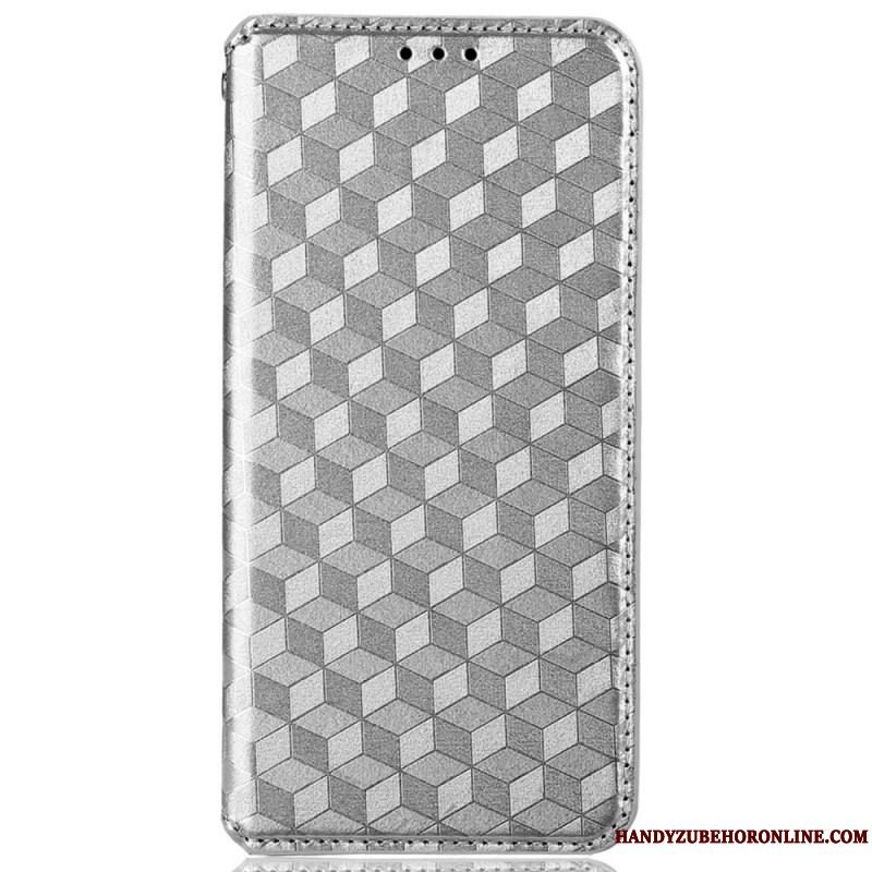 Cover iPhone 14 Pro Max Flip Cover 3d Tekstur