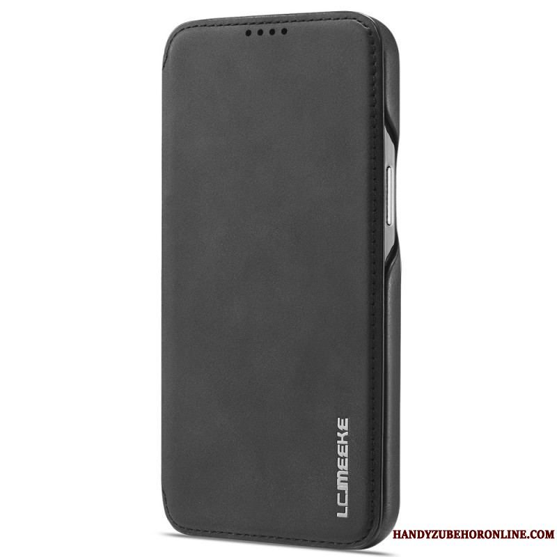 Cover iPhone 14 Pro Max Flip Cover Lc.imeeke Lædereffekt