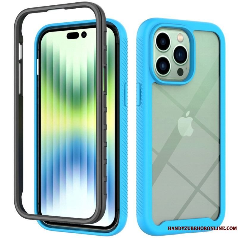 Cover iPhone 14 Pro Max Hybrid Ramme Kofanger