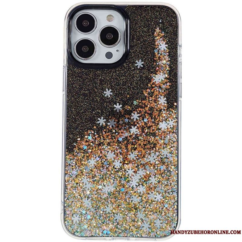 Cover iPhone 14 Pro Pailletter Flakes