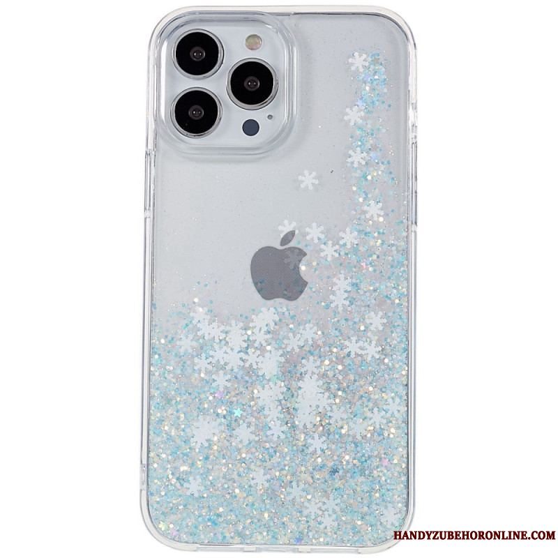 Cover iPhone 14 Pro Pailletter Flakes