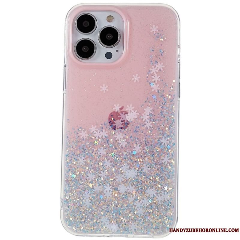 Cover iPhone 14 Pro Pailletter Flakes