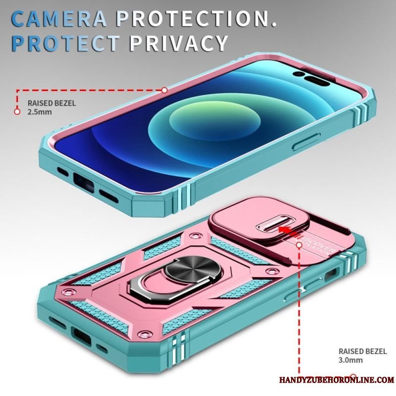 Cover iPhone 14 Pro Ultra Resistent Multifunktionel Bicolor