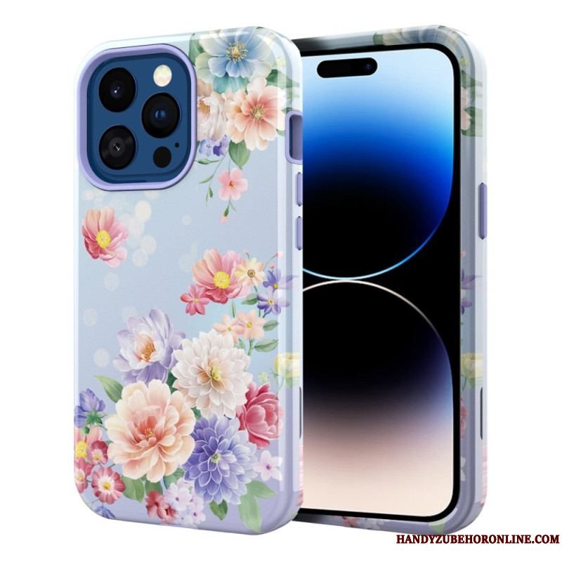 Cover iPhone 14 Pro Vintage Blomster