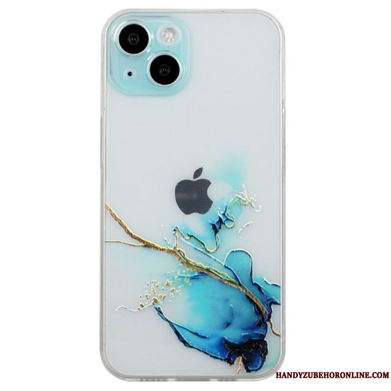 Cover iPhone 15 Plus Fleksibel Marmor