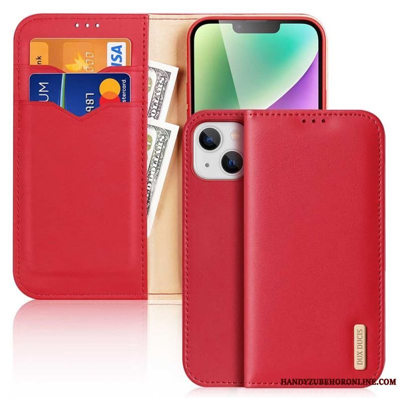 Cover iPhone 15 Plus Flip Cover Hivo Serie Dux Ducis