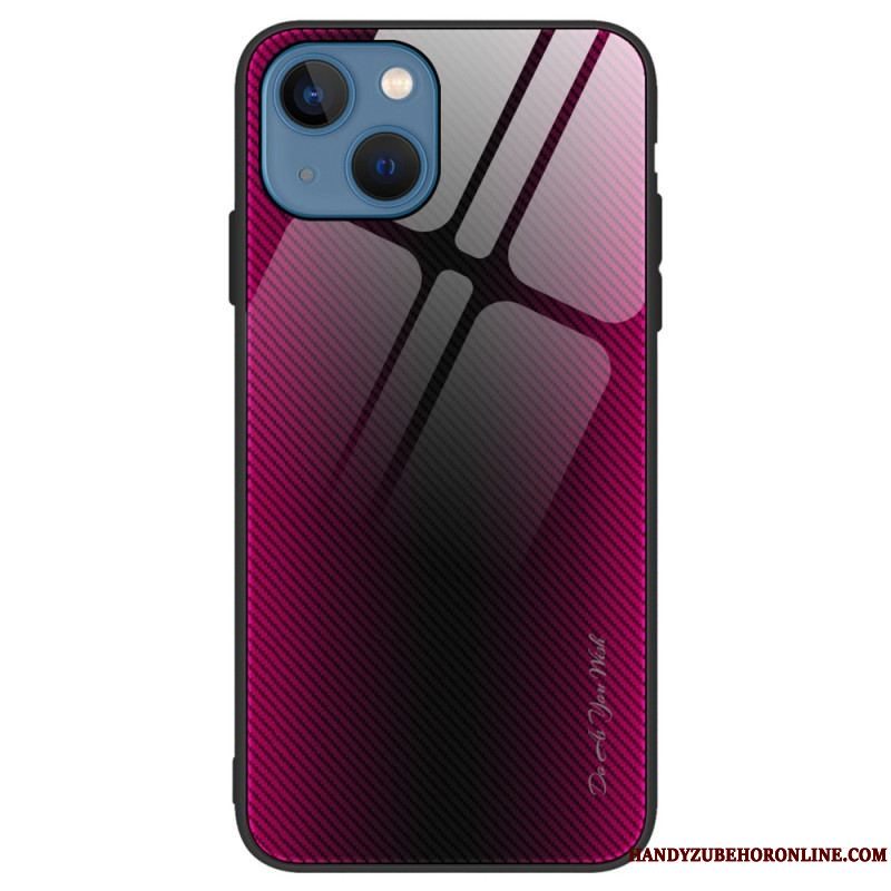 Cover iPhone 15 Plus Kulfiber Hærdet Glas