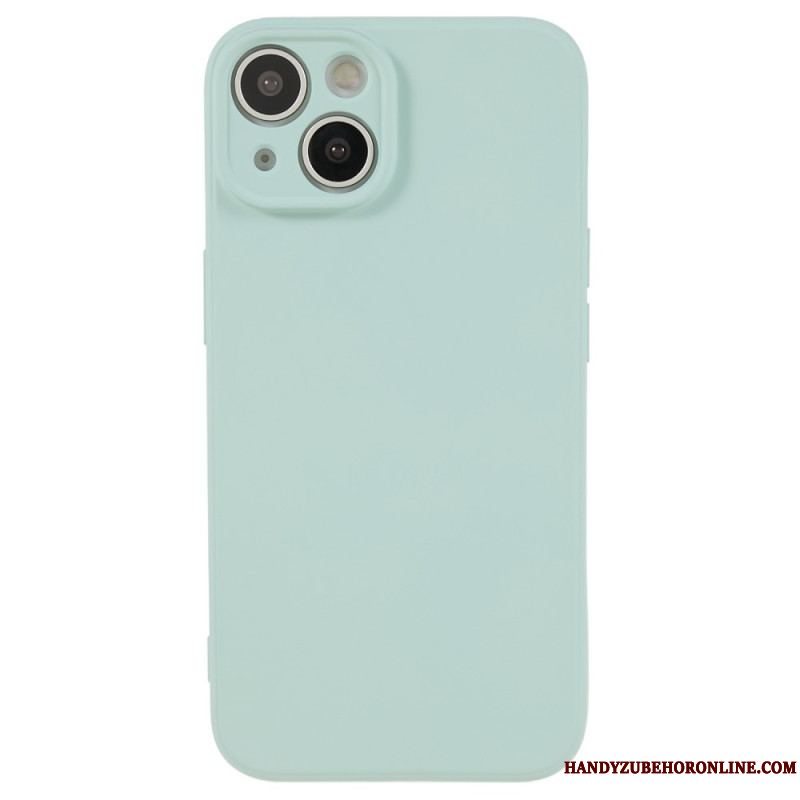 Cover iPhone 15 Plus Pastel Silikone Og Mikrofiber