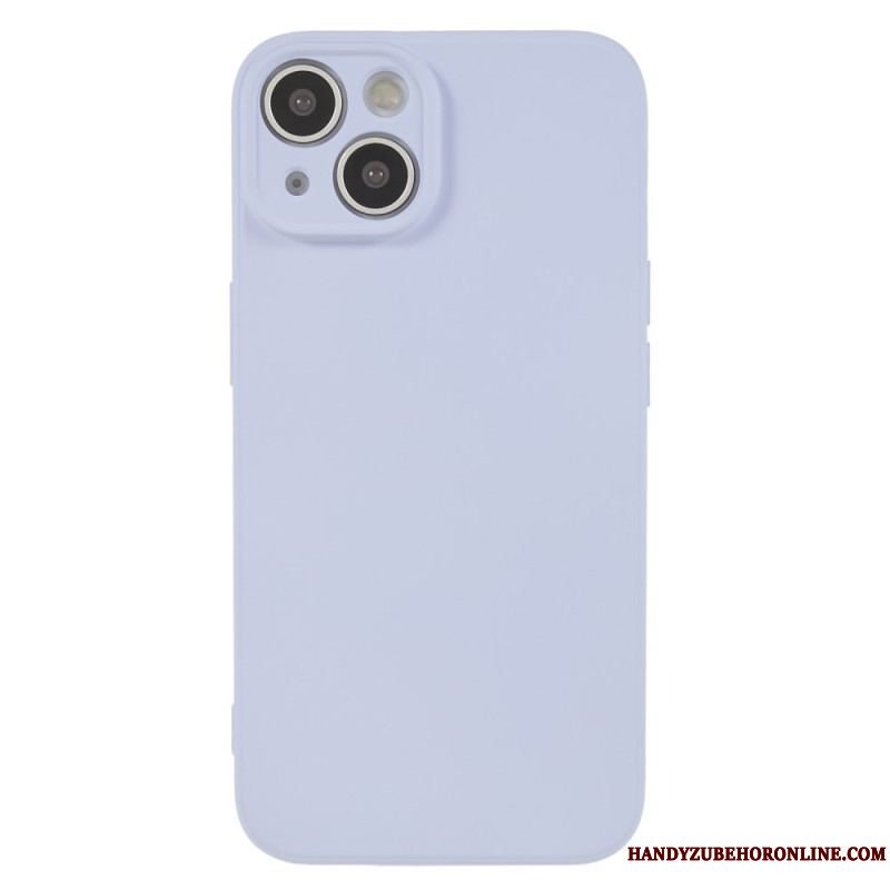 Cover iPhone 15 Plus Pastel Silikone Og Mikrofiber