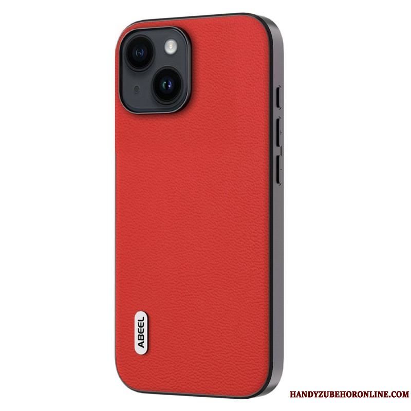 Cover iPhone 15 Plus Ægte Abeel Læder