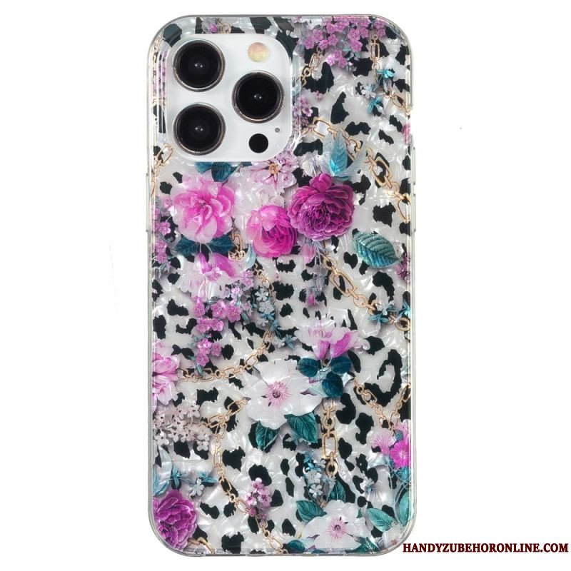 Cover iPhone 15 Pro Blomster