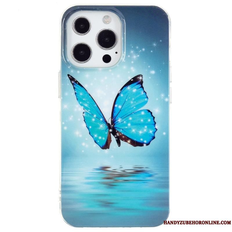 Cover iPhone 15 Pro Fluorescerende Sommerfugle