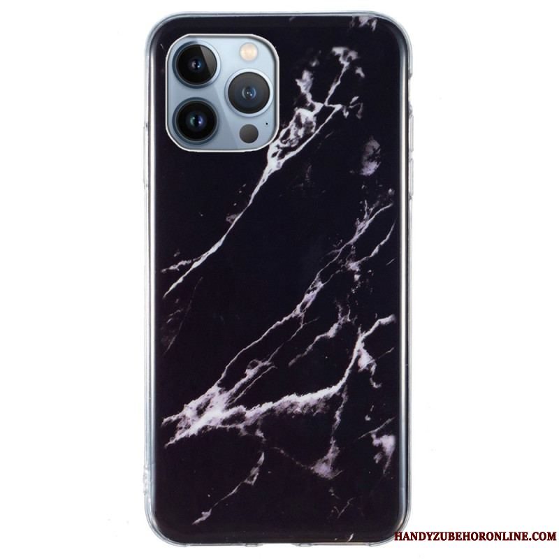 Cover iPhone 15 Pro Intens Marmor