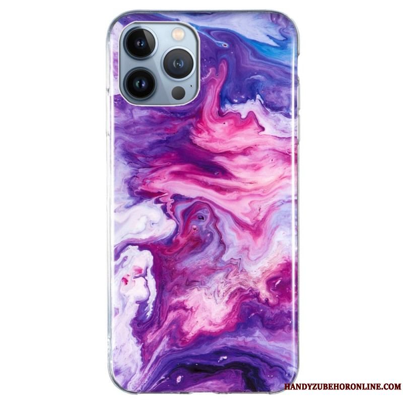 Cover iPhone 15 Pro Intens Marmor