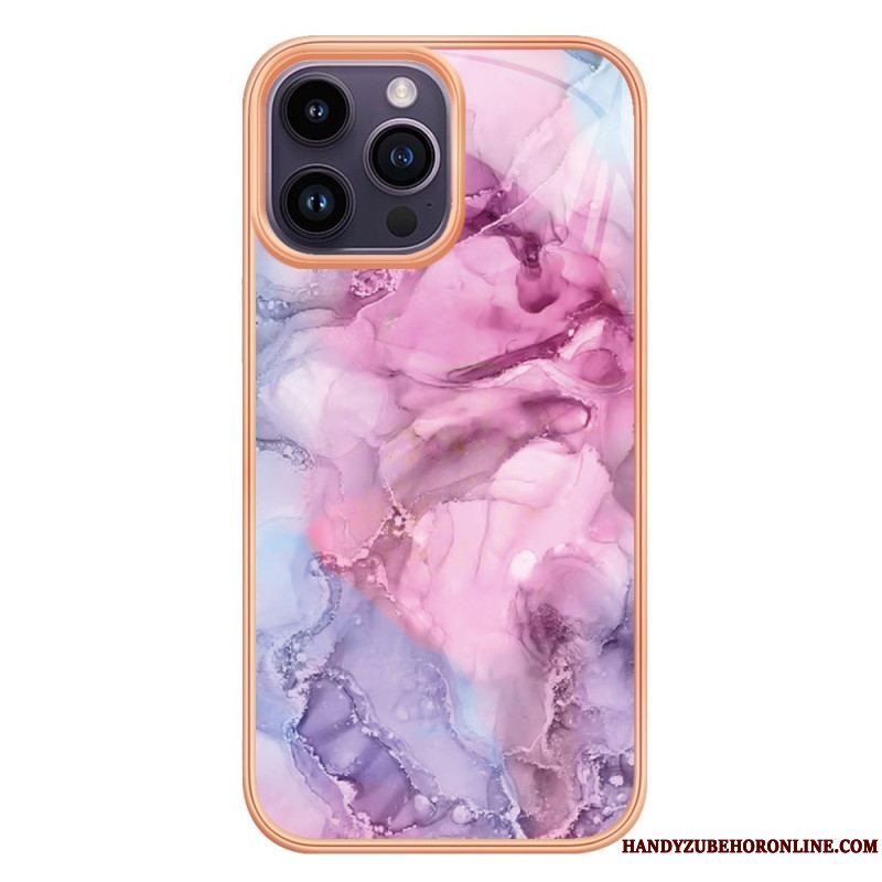 Cover iPhone 15 Pro Max Marmoreret Stil