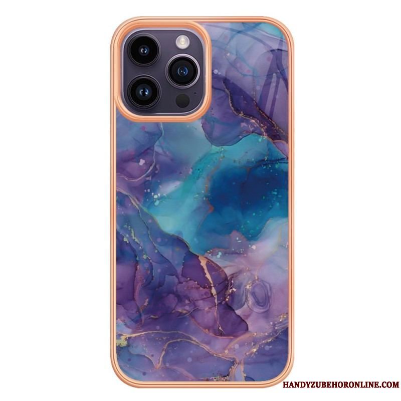 Cover iPhone 15 Pro Max Marmoreret Stil