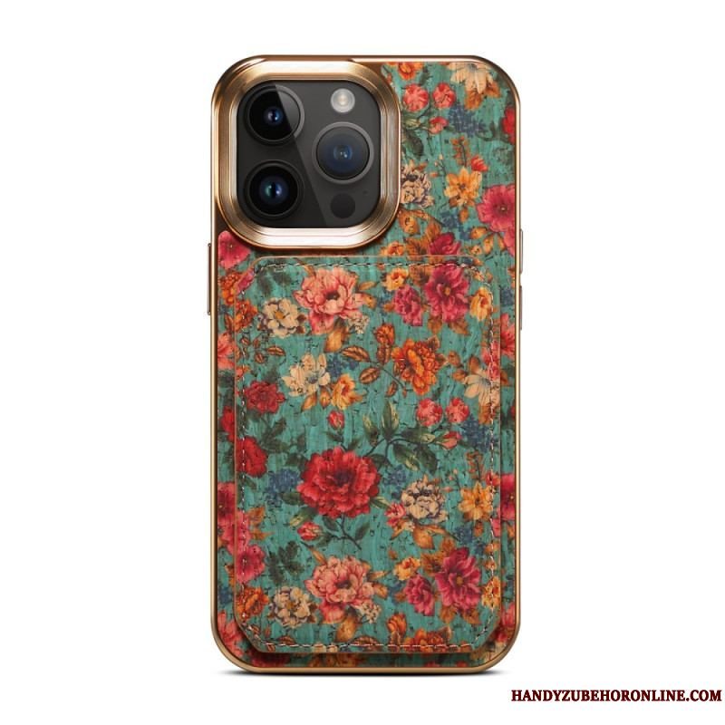 Cover iPhone 15 Pro Max Vintage Holder Kortholder