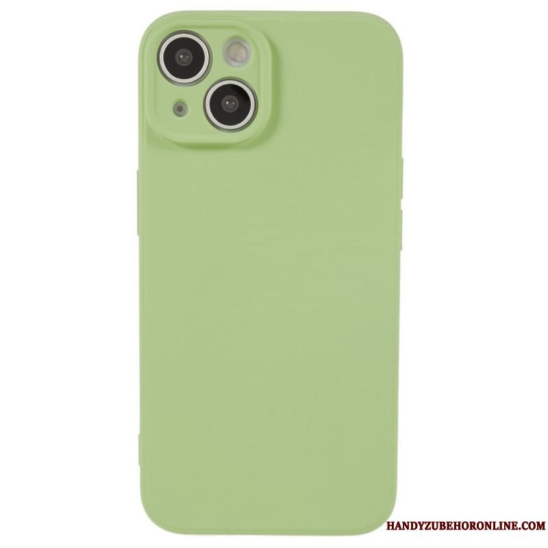 Cover iPhone 15 Silikone Og Mikrofiber