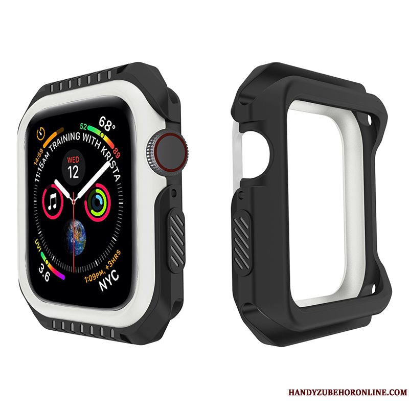 Etui Apple Watch Series 1 Beskyttelse Gul Anti-fald, Cover Apple Watch Series 1 Blød Sort