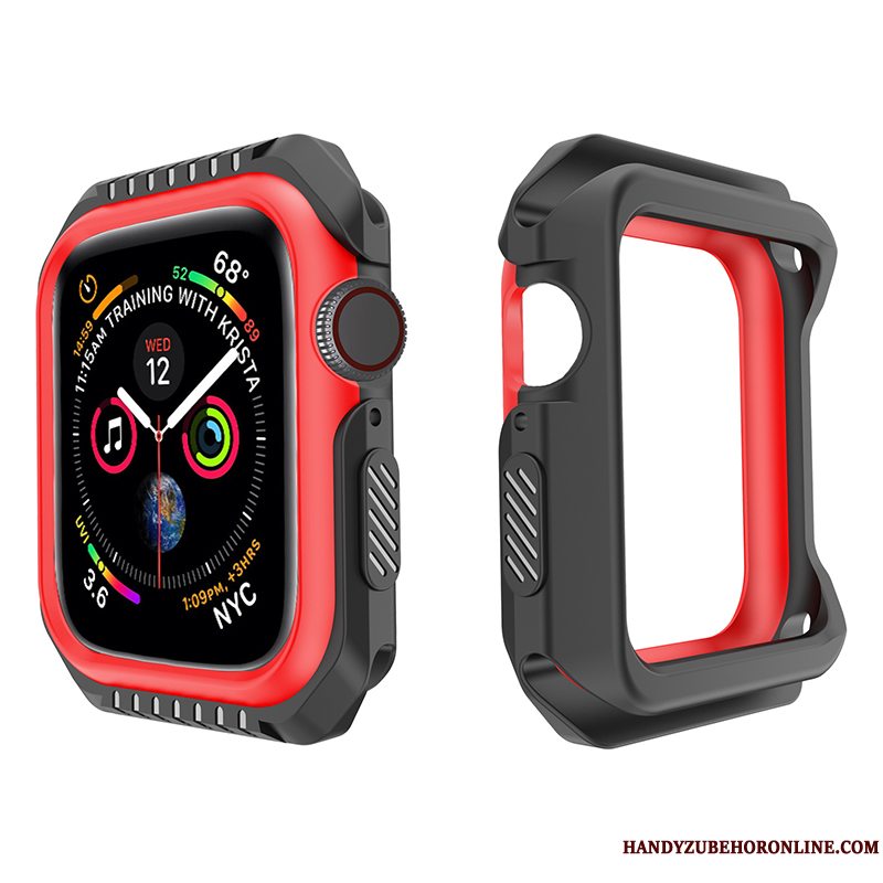 Etui Apple Watch Series 1 Beskyttelse Gul Anti-fald, Cover Apple Watch Series 1 Blød Sort